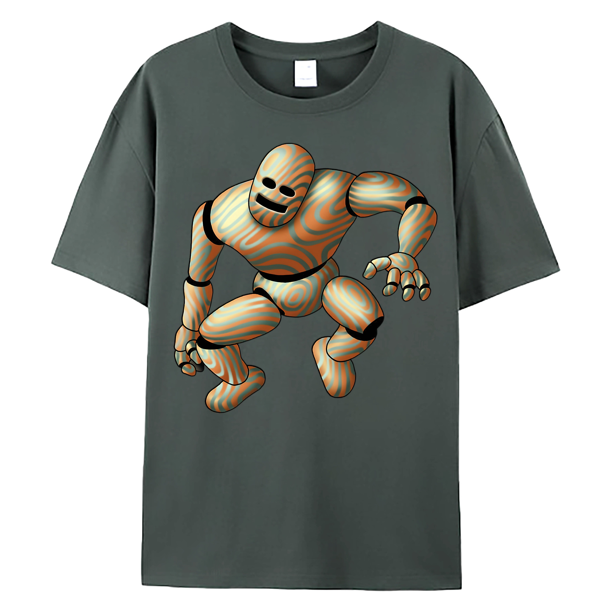 （画像用） ドラゴンクエスト Doragon Kuesuto Dragon Quest 綿100％ メンズ半袖Tシャツ｜肌触りやわらか＆通気性